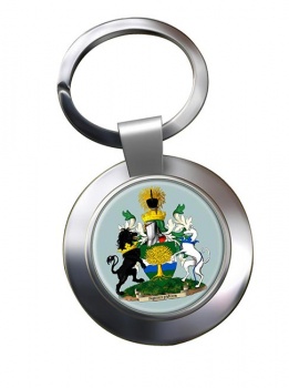 Nottinghamshire (England) Metal Key Ring