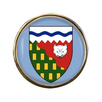 Northwest Territories (Canada) Round Pin Badge