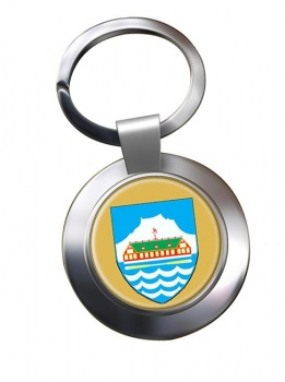 Nuuk Godthab Metal Key Ring