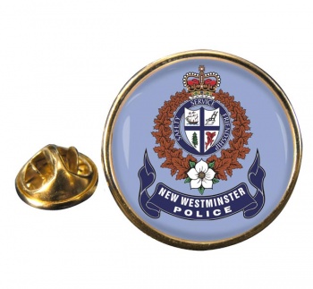 New Westminster Police (Canada) Round Pin Badge