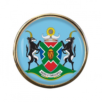 North West (South Africa) Round Pin Badge