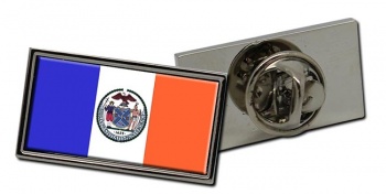 New York City NY Flag Pin Badge