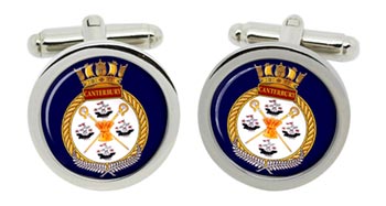 HMNZS Canterbury Royal New Zealand Navy Cufflinks in Box