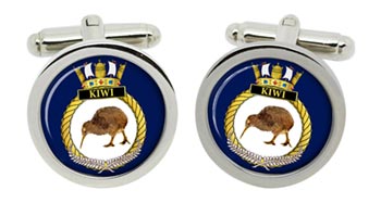 HMNZS Kiwi Royal New Zealand Navy Cufflinks in Box