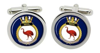 HMNZS Moa Royal New Zealand Navy Cufflinks in Box
