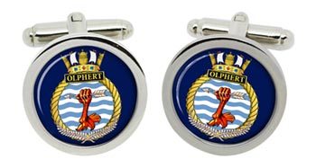 HMNZS Olphert Royal New Zealand Navy Cufflinks in Box