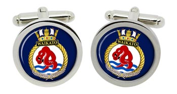 HMNZS Waikato Royal New Zealand Navy Cufflinks in Box