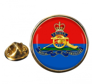 Royal Regiment of New Zealand Artillery Round Pin Badge