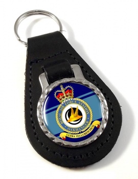 RAF Station Oakhanger Leather Key Fob