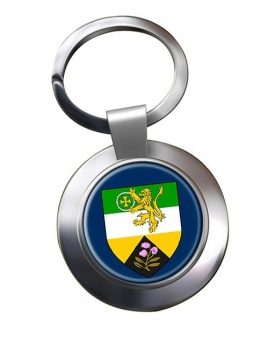 County Offaly (Ireland) Metal Key Ring