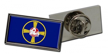 Omaha NE Flag Pin Badge