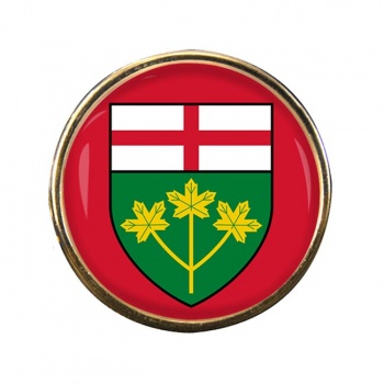 Ontario (Canada) Round Pin Badge
