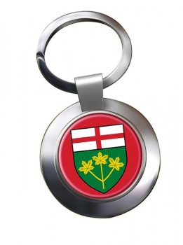 Ontario (Canada) Metal Key Ring