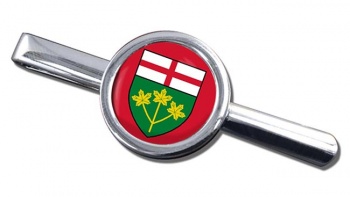 Ontario (Canada) Round Tie Clip