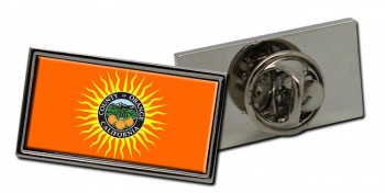 Orange County CA Flag Pin Badge