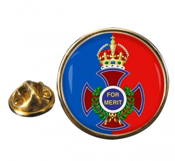 Order of Merit Round Pin Badge