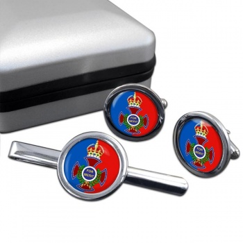 Order of Merit Round Cufflink and Tie Clip Set