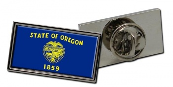 Oregon Flag Pin Badge