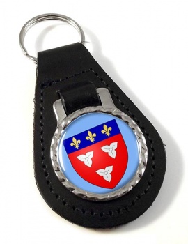 Orleans (France) Leather Key Fob