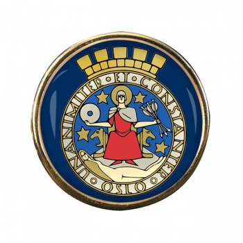 Oslo (Norway) Round Pin Badge