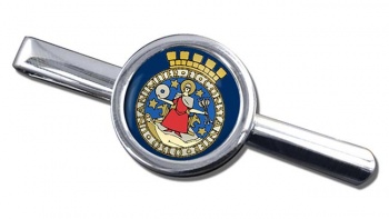 Oslo (Norway) Round Tie Clip