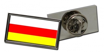 North Ossetia-Alania Flag Pin Badge