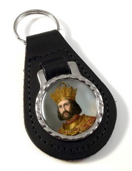 Holy Roman Emperor Otto I Leather Key Fob