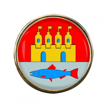 Oulu Round Pin Badge