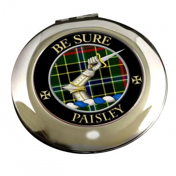 Paisley Scottish Clan Chrome Mirror