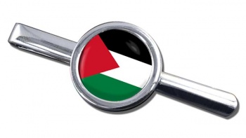 Palestine Round Tie Clip