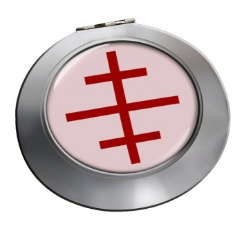 Papal Cross Chrome Mirror