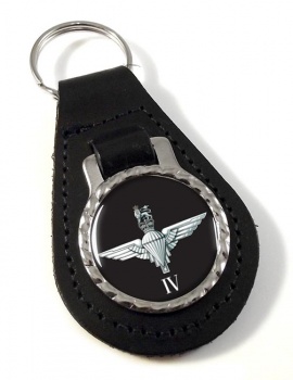 4th Battalion Parachute Regiment (British Army) Leather Key Fob