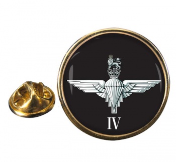 4th Battalion Parachute Regiment (British Army) Round Pin Badge