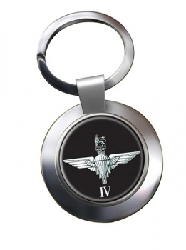 4th Battalion Parachute Regiment (British Army) Chrome Key Ring