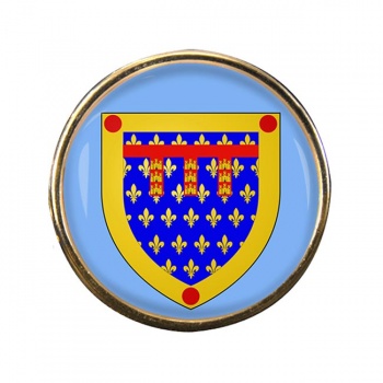 Pas-de-Calais (France) Round Pin Badge