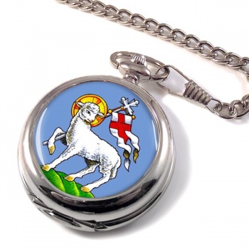 Paschal Lamb of God Pocket Watch