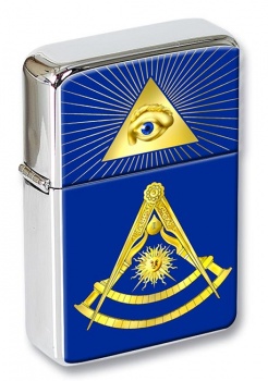 Masonic Lodge Past Master Flip Top Lighter