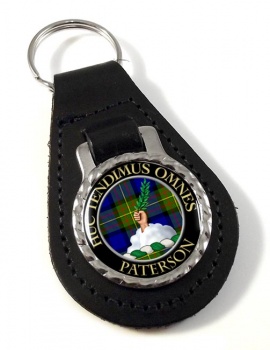 Paterson Scottish Clan Leather Key Fob