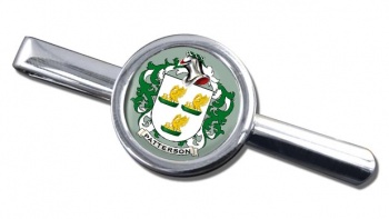 Patterson Coat of Arms Round Tie Clip