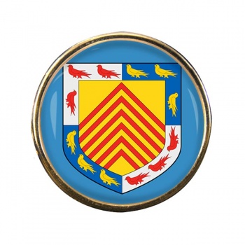 Pembroke Round Pin Badge