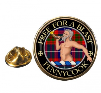 Pennycook Scottish Clan Round Pin Badge