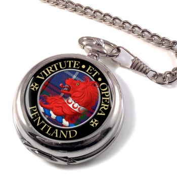 Pentland Scottish Clan Pocket Watch