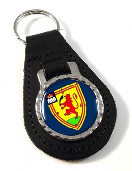 Perthshire (Scotland) Leather Key Fob