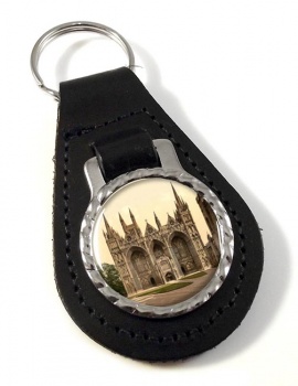 Peterborogh Cathedral Leather Key Fob