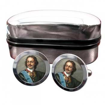 Peter the Great Round Cufflinks