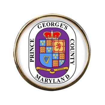 Prince George's County MD Round Pin Badge