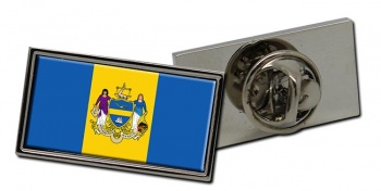 Philadelphia PA Flag Pin Badge