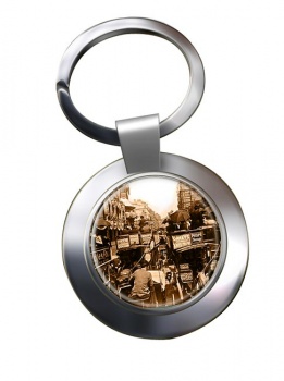 Piccadilly Rush Hour Chrome Key Ring
