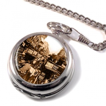 Piccadilly Rush Hour Pocket Watch
