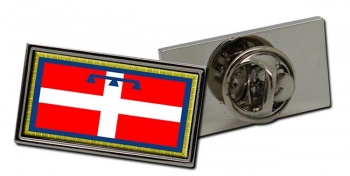 Piedmont Piemonte (Italy) Flag Pin Badge